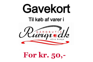 Gavekort 50 kr